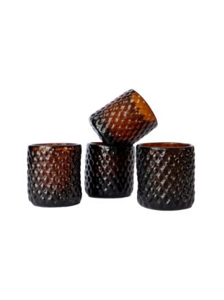 Vaso Bruma Ambar Set x4