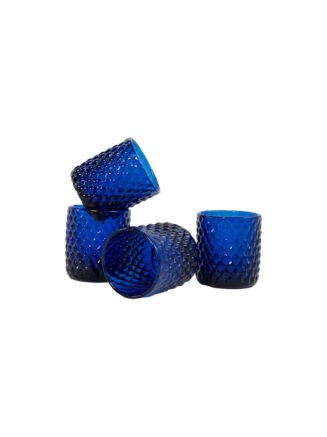 Vaso Bruma Cobalto Set x4