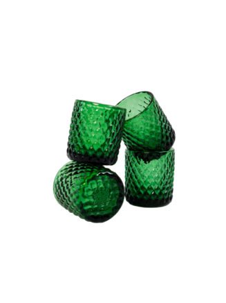 Vaso Bruma Esmeralda Set x4