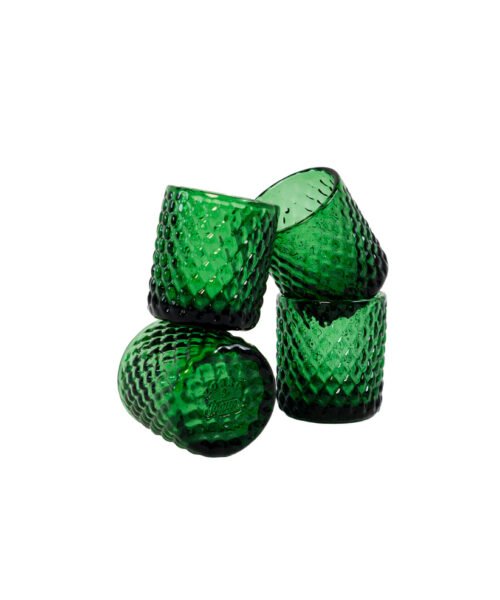 Set de Vasos Esmeralda x 4