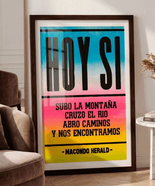 Alternative view of Afiche Hoy Sí