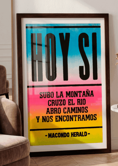 Alternative view of Afiche Hoy Sí