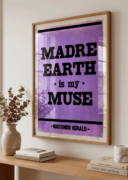 Alternative view of Afiche Madre Earth