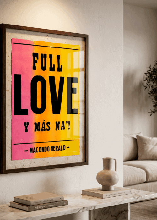 Afiche Full Love Color