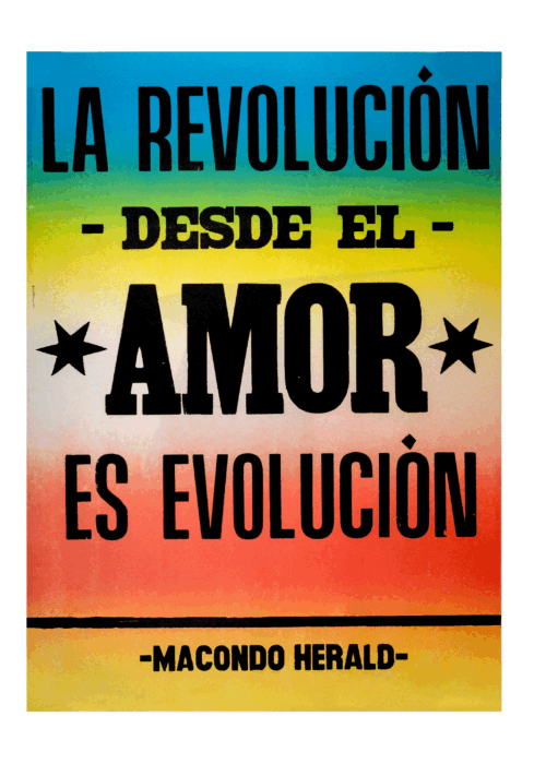 Afiche la Revolución Desde el Amor