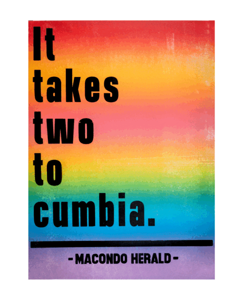 Afiche Two to Cumbia