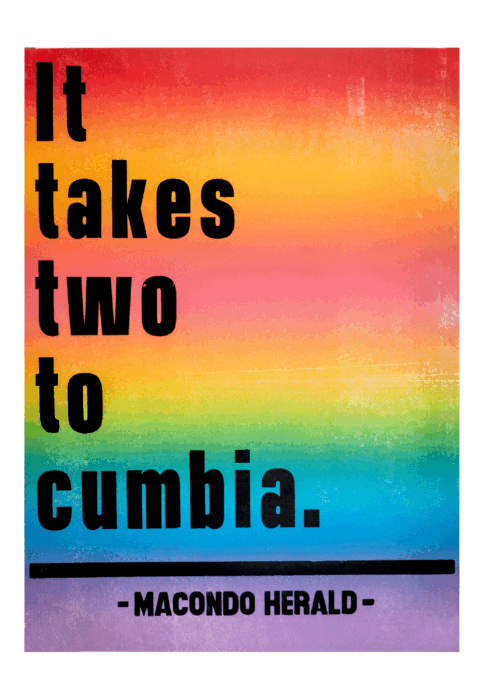 Afiche Two to Cumbia