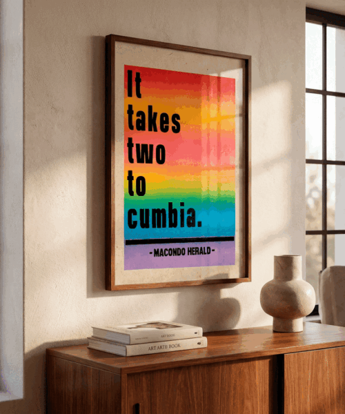 Alternative view of Afiche Two to Cumbia