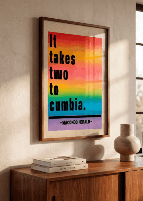 Alternative view of Afiche Two to Cumbia