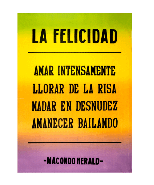 Afiche Felicidad