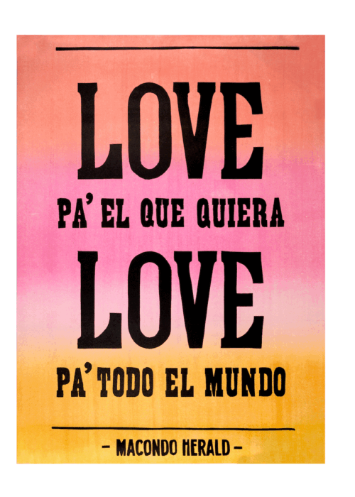 Afiche Love Pa El Que Quiera