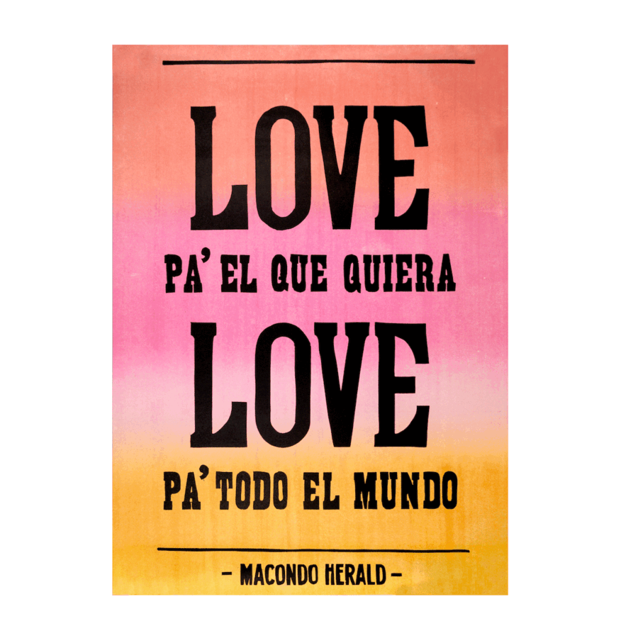 Afiche Love Pa El Que Quiera - ODD