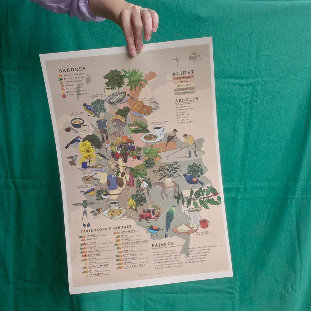 Afiche Mapa Cafetero - Imagen 2