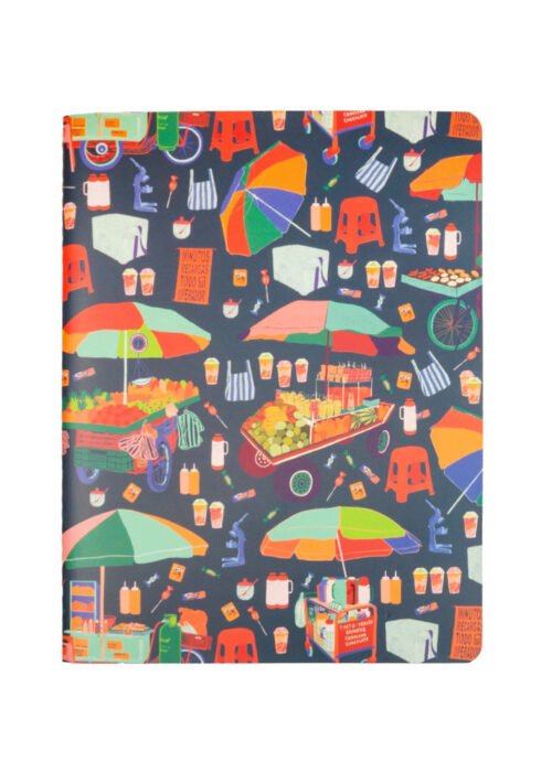 Cuaderno Grande Carritos de Mercado