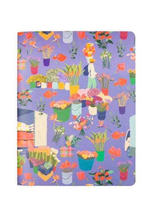 Cuaderno Grande Mercado de Flores