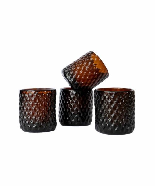Vasos Bruma Ambar Set x4