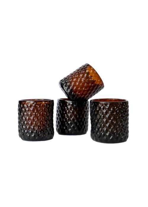 Vasos Bruma Ambar Set x4