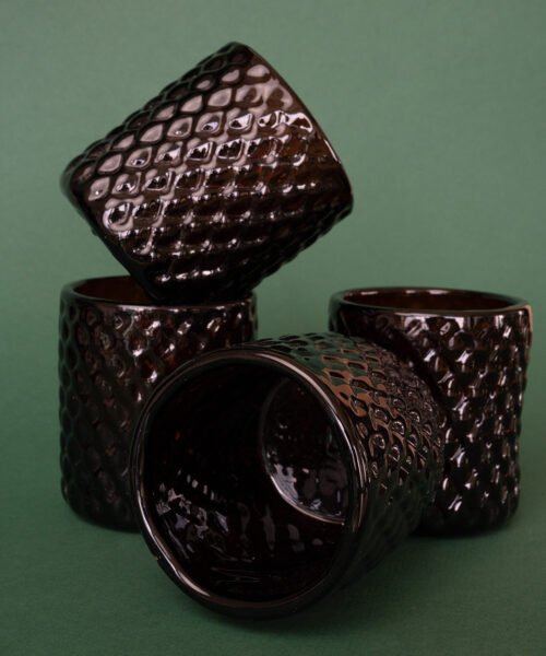 Alternative view of Vasos Bruma Ambar Set x4