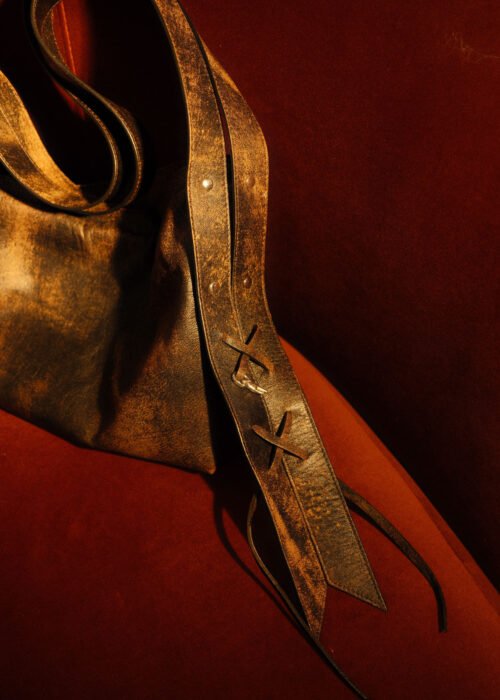 Alternative view of Cartera Cuero Marmoleado Isabella