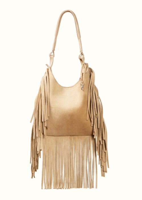 Cartera Gamuza Flecos