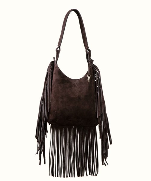 Cartera gamuza espresso Elvira