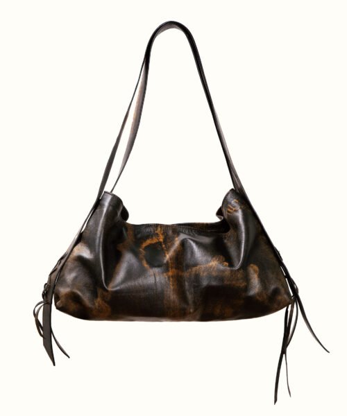 Cartera Cuero Marmoleado Isabella