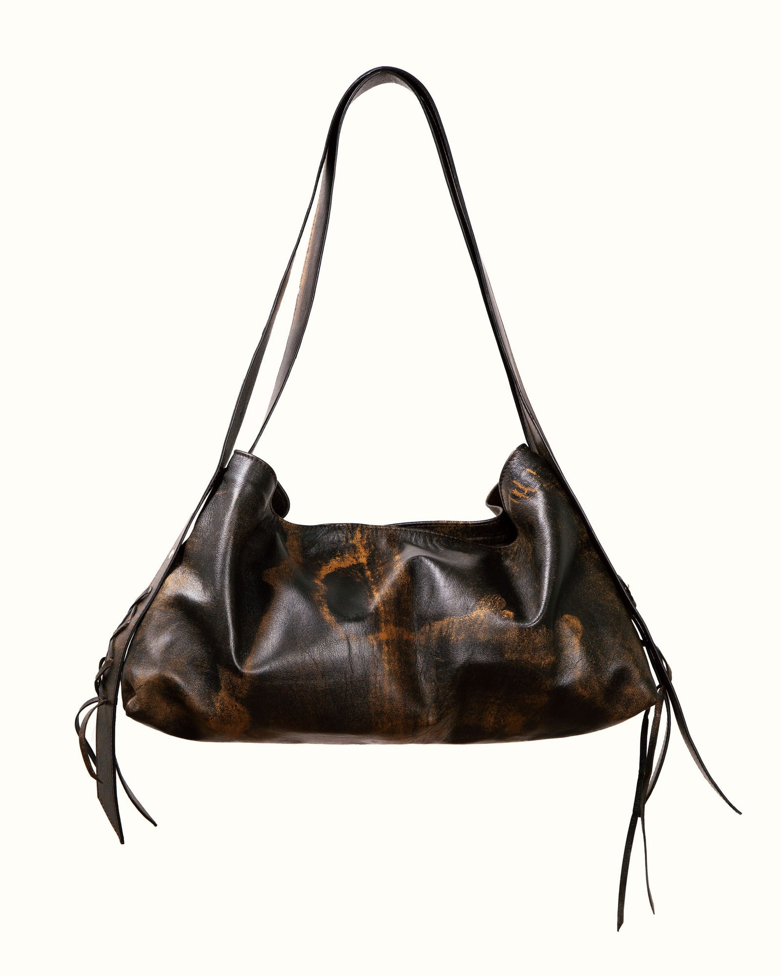 Cartera Cuero Marmoleado Isabella