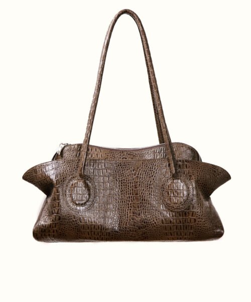 Cartera Cuero Croc Iveth