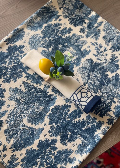 Set de Mesa Entre Ramas/Rayas - Limones