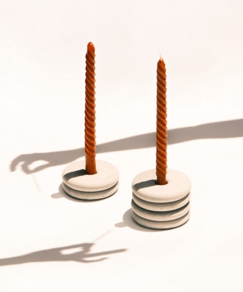 Candelabro Carmen en Concreto Gris Humo - Imagen 6