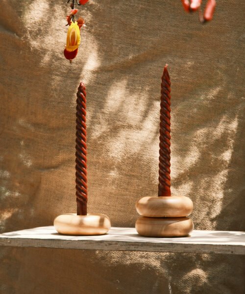 Candelabro Carmen en Madera Roble - Imagen 7