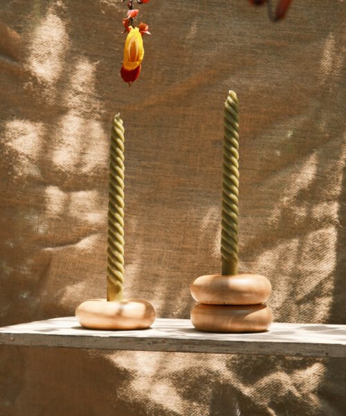 Candelabro Carmen en Madera Roble - Imagen 5